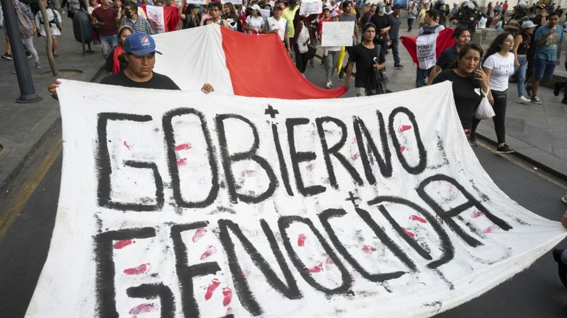 Marche anti-gouvernementale à Lima, le 4 février 2023