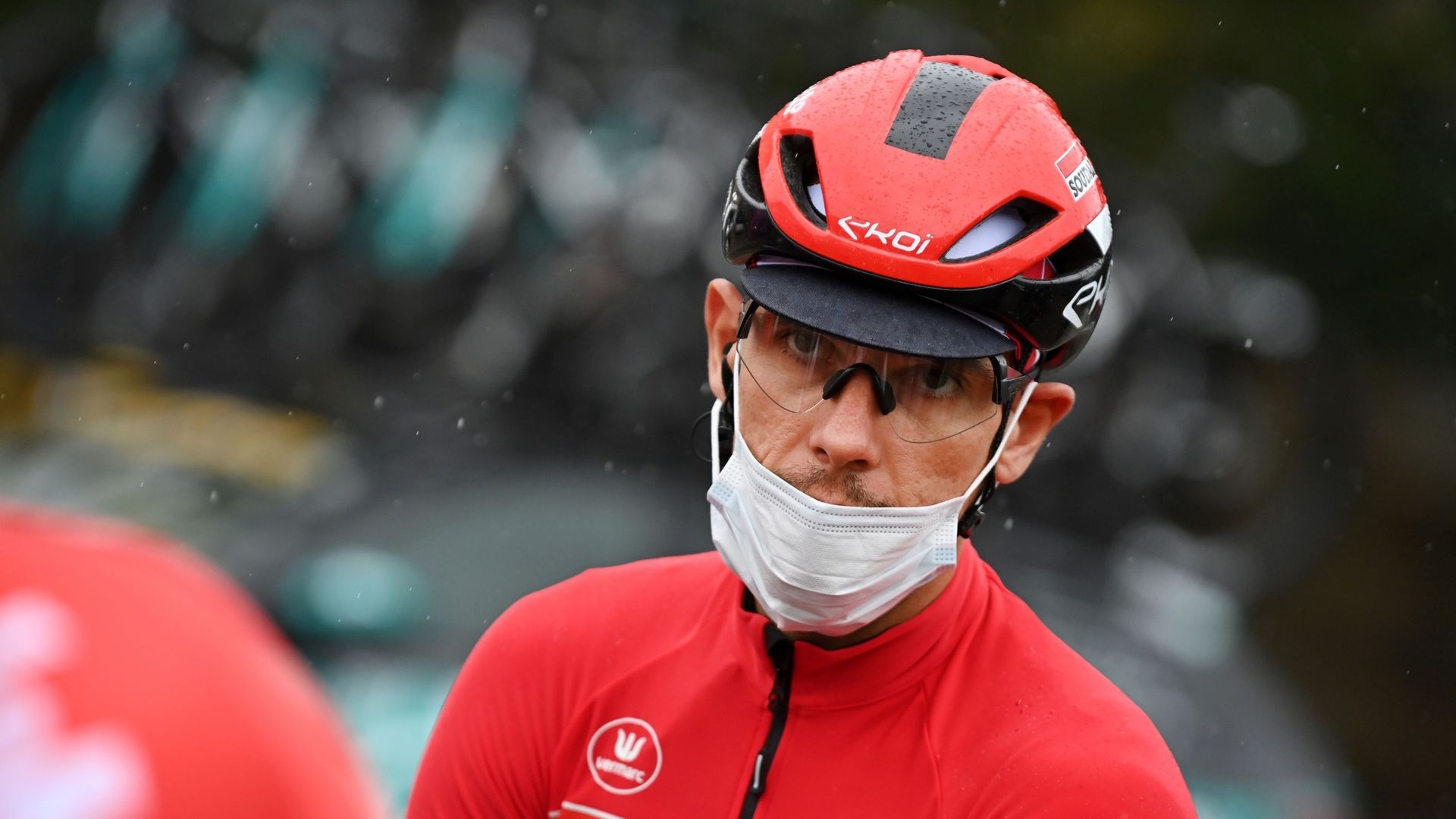 Philippe Gilbert au départ de Paris-Roubaix en 2021