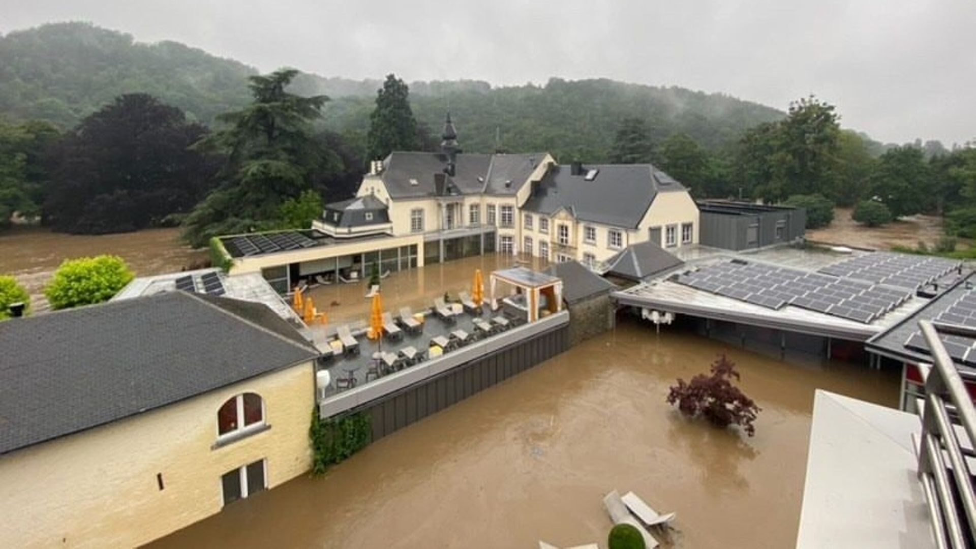 En juillet dernier, les Thermes avaient été complètement ravagés par les inondations.