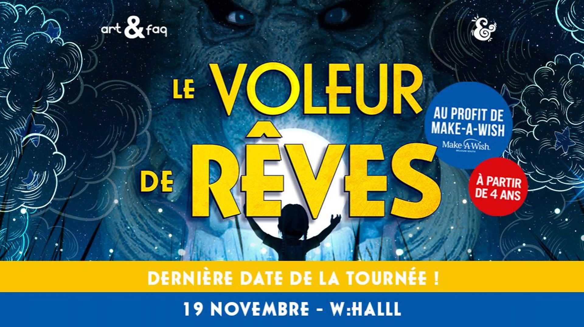 "Le Voleur de Rêves", un spectacle au Centre Culturel de Woluxe-Saint-Pierre