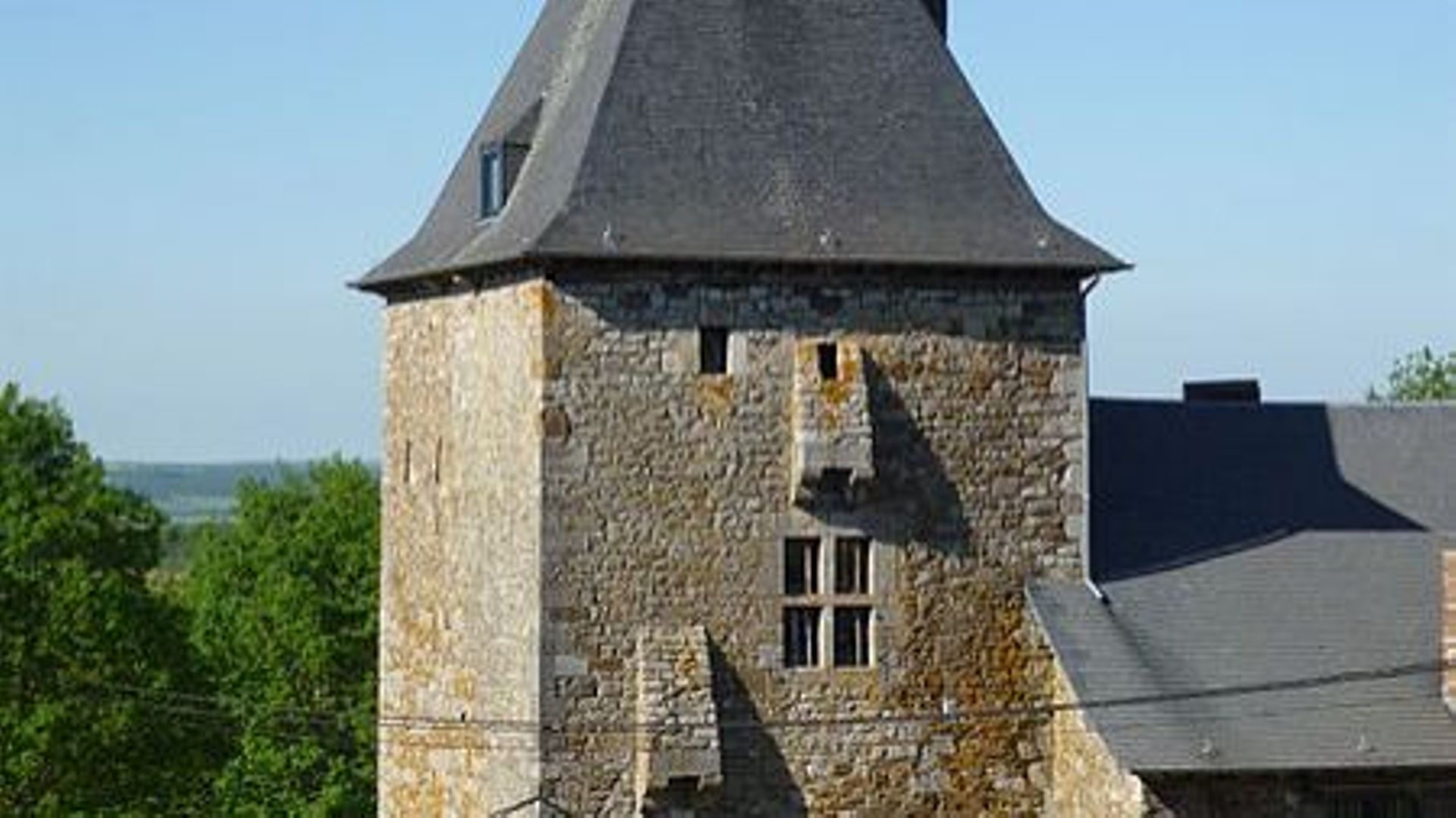 Tour de chevalier d’aspect médiéval à Javingue-Sevry