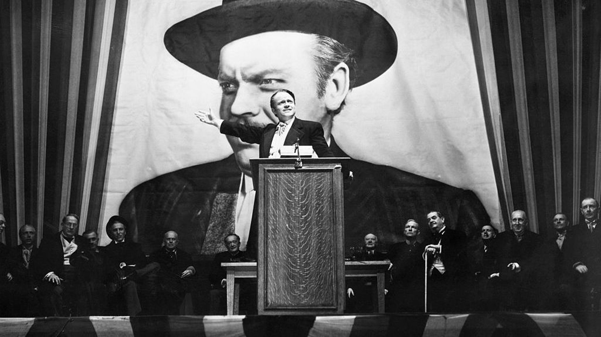Orson Welles dans Citizen Kane, 1941