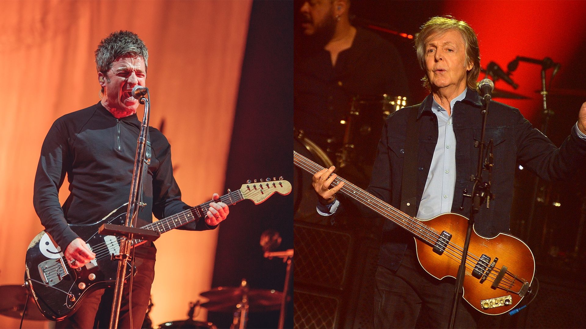 Noel Gallagher et Paul McCartney