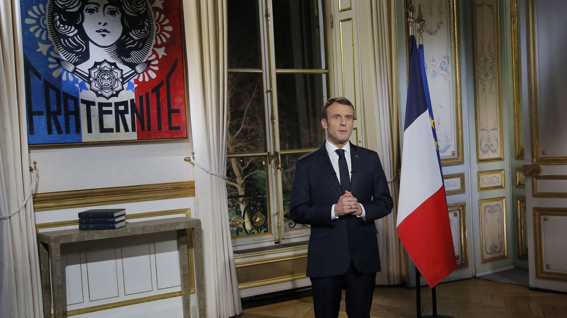 Emmanuel Macron en décembre 2018