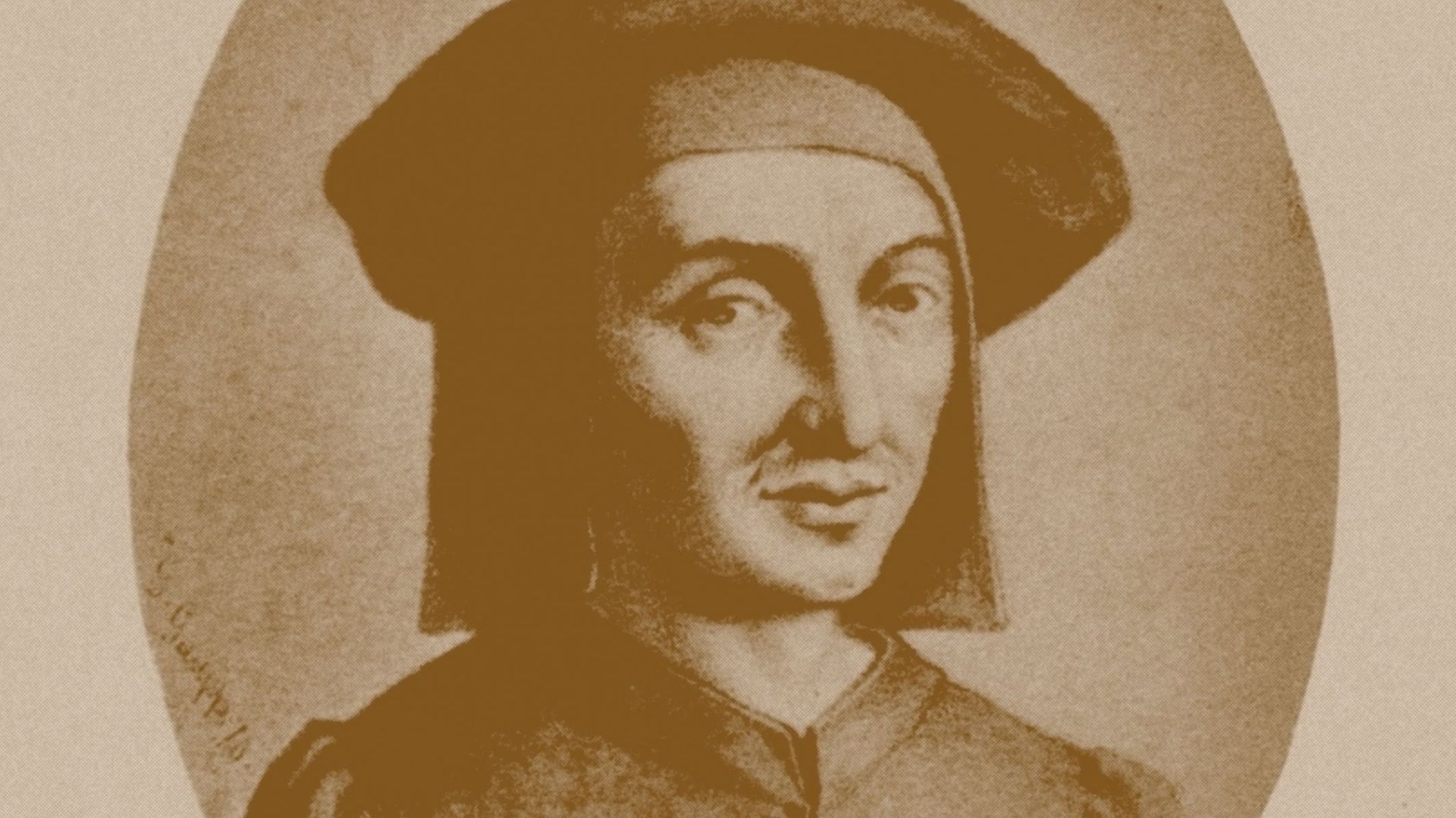 Portrait du compositeur Josquin Des Prez