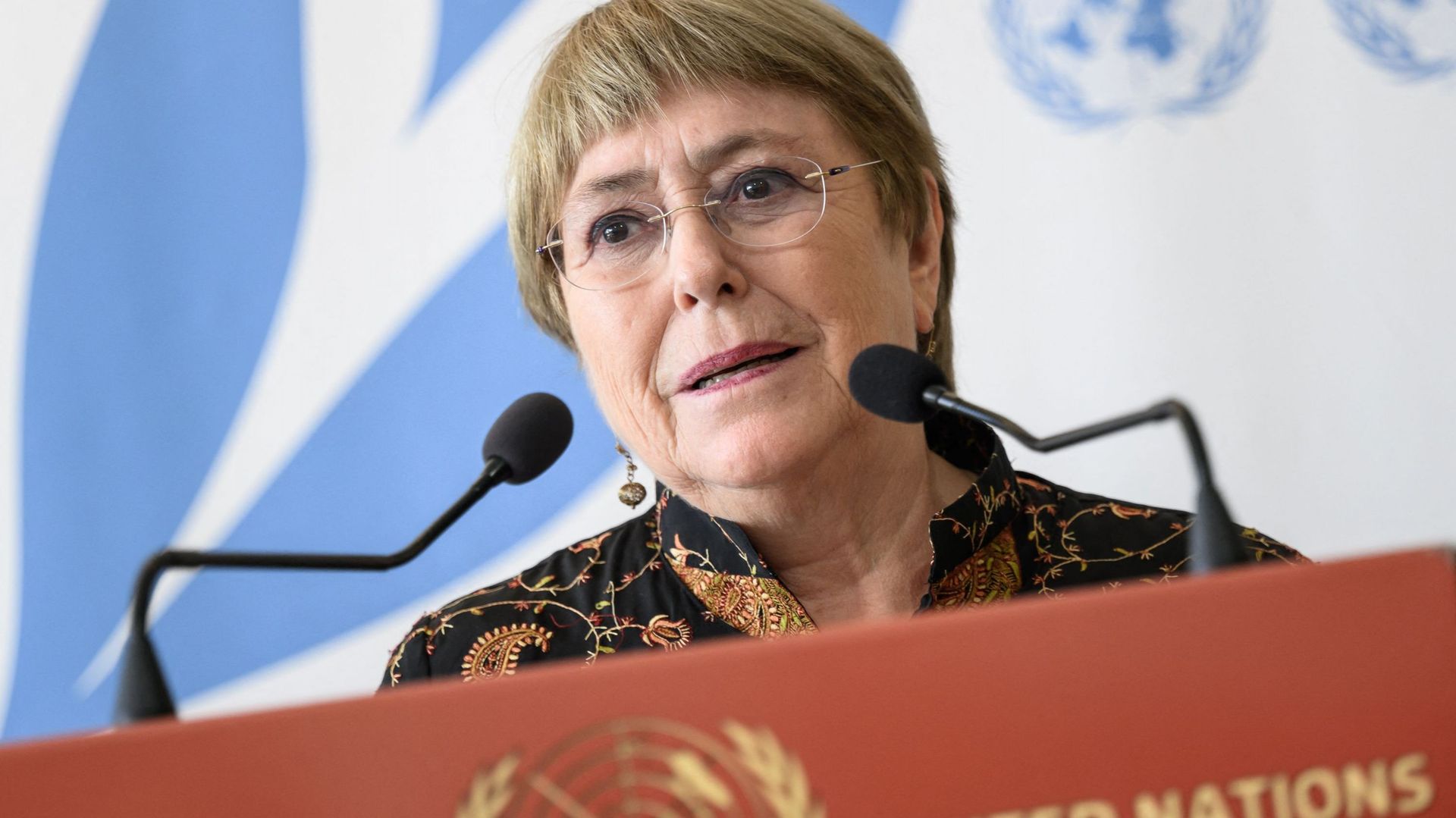 Michelle Bachelet à Genève, le 13 juin