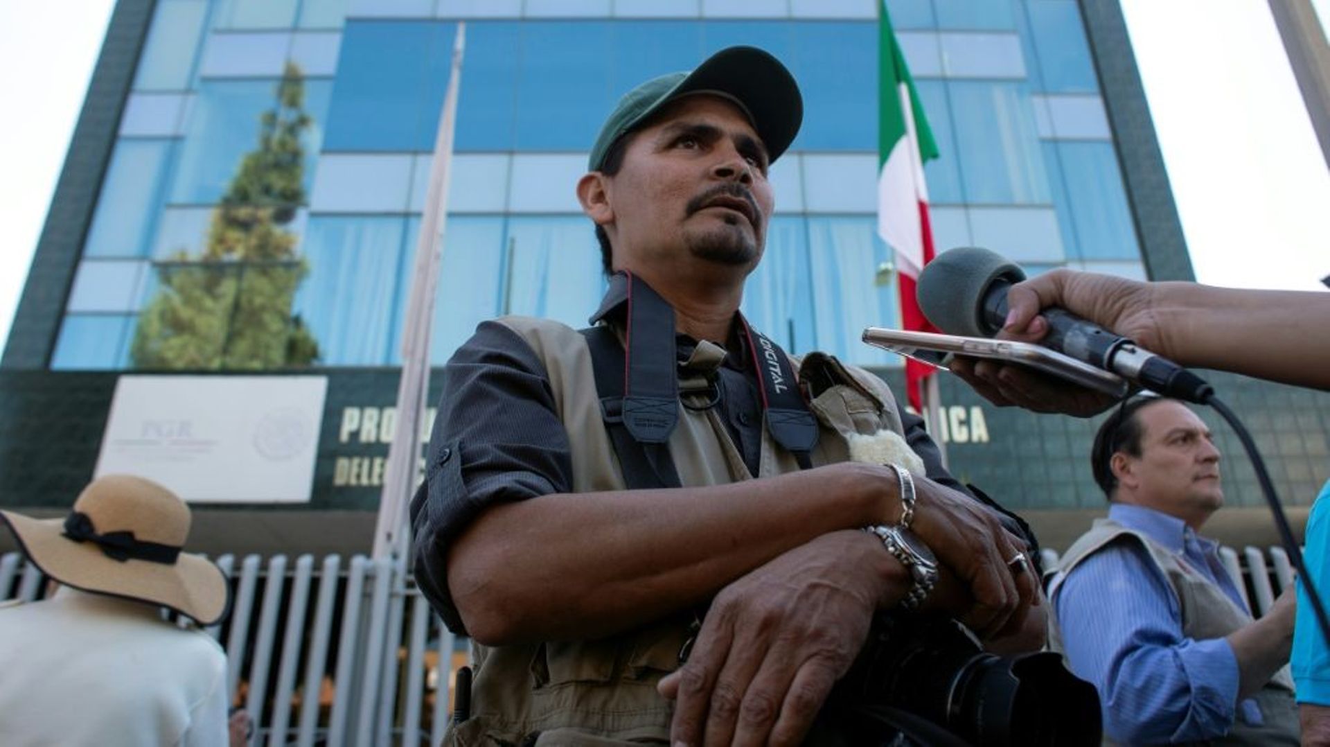 Le photographe de presse mexicain Margarito Martinez, le 29 mars 2017 à Tijuana