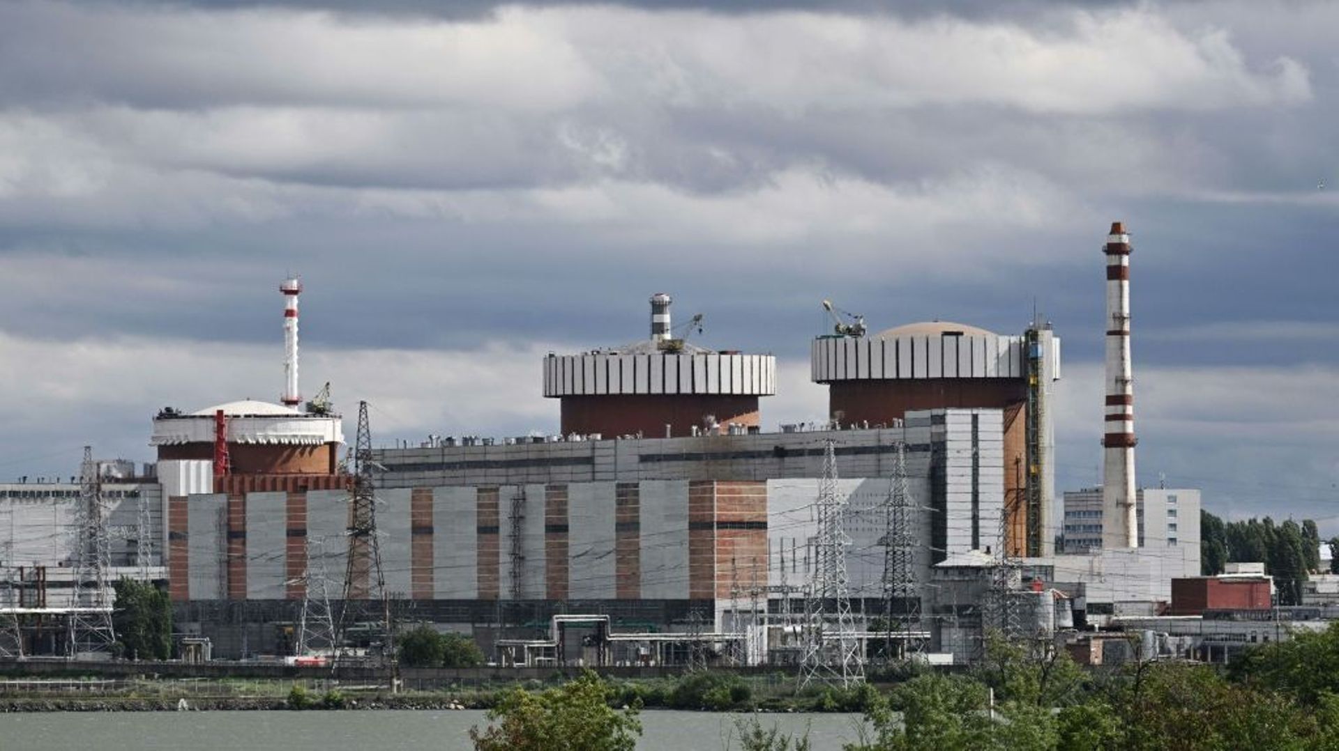 La centrale nucléaire de Pivdennooukraïnsk, le 20 septembre 2022 dans le sud de l’Ukraine