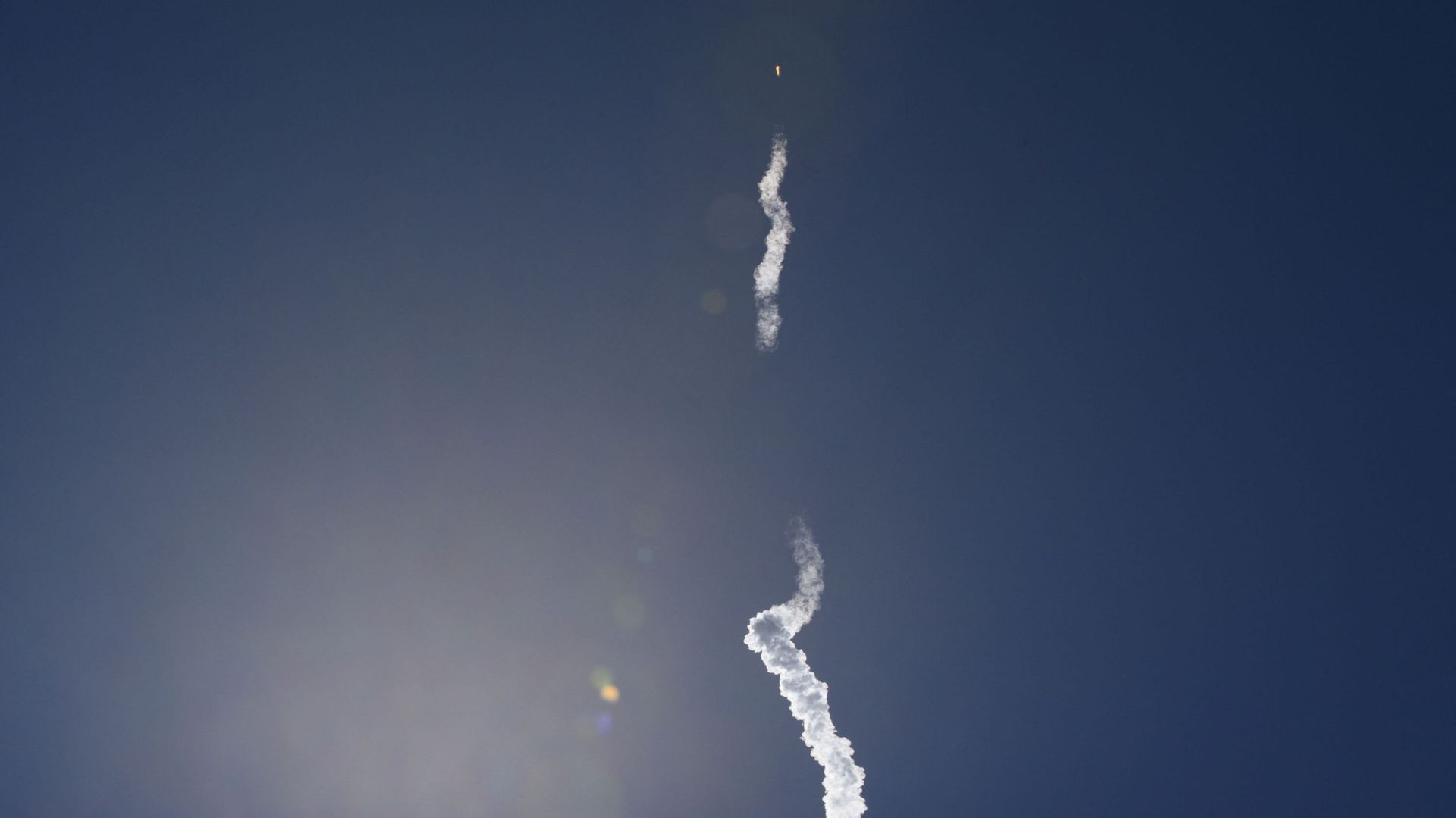 Explosion du satellite iranien Khayyam lancé par la Russie. Photo d’illustration.
