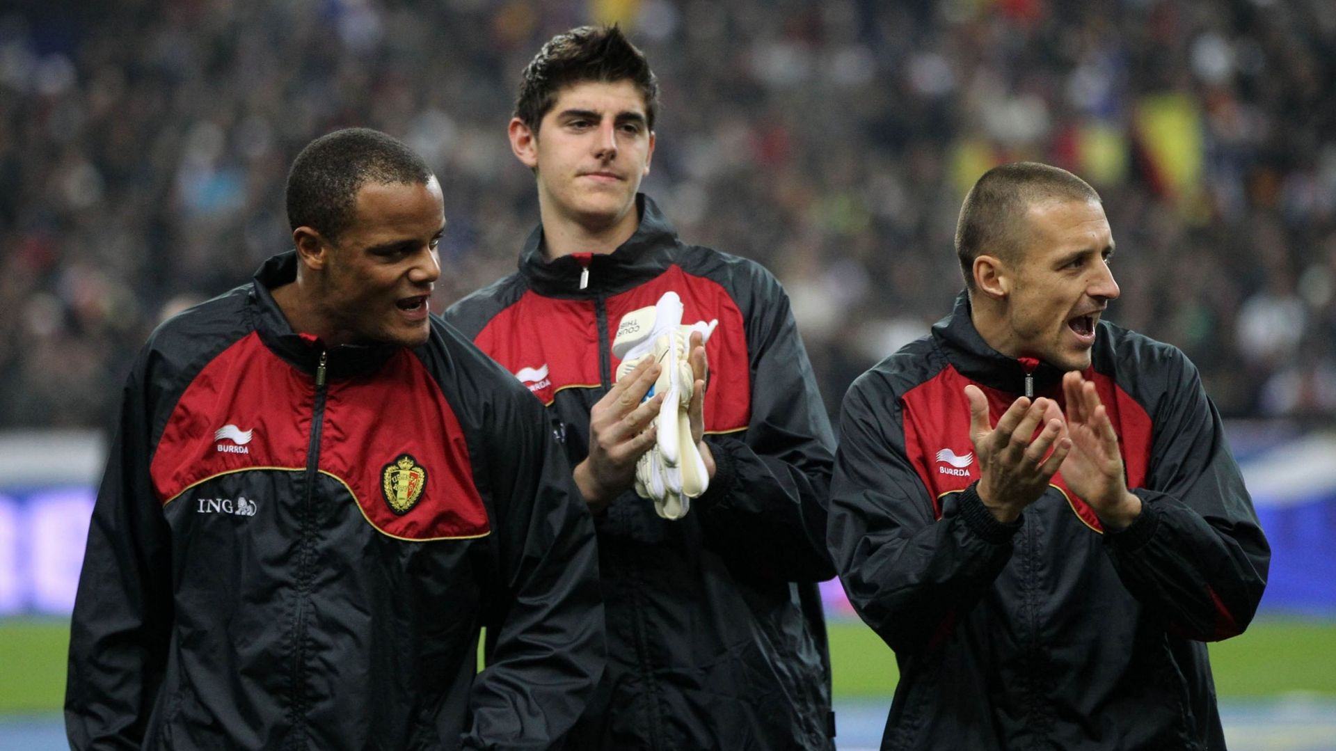 Thibaut Courtois à ses débuts avec la Belgique en 2011