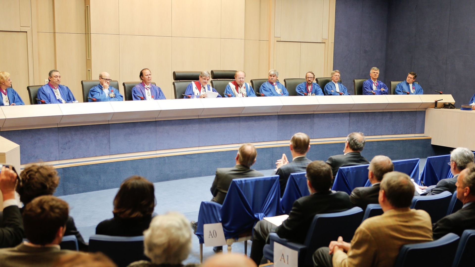 Photo d’illustration de la Cour constitutionnelle, à Bruxelles, le mercredi 26 juin 2013