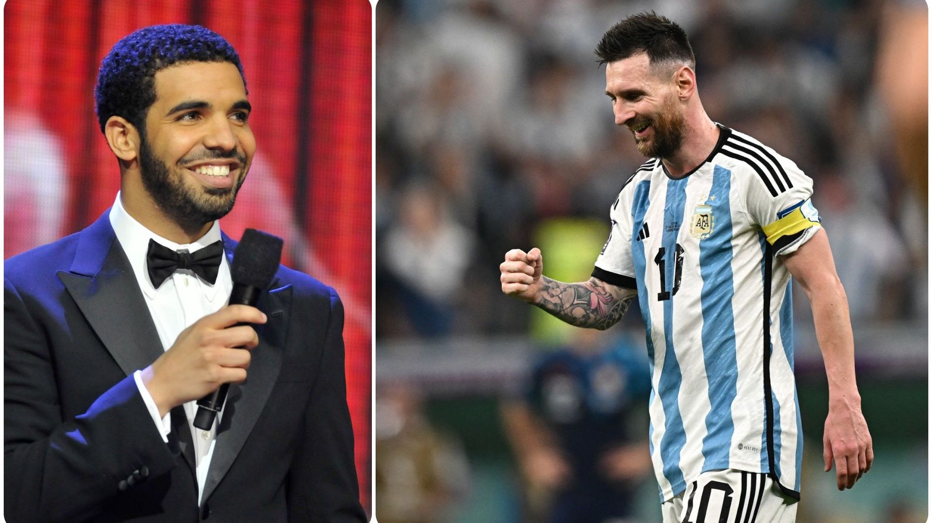 Tout va bien : Drake parie... 1 million d'euros sur la victoire de l'Argentine
