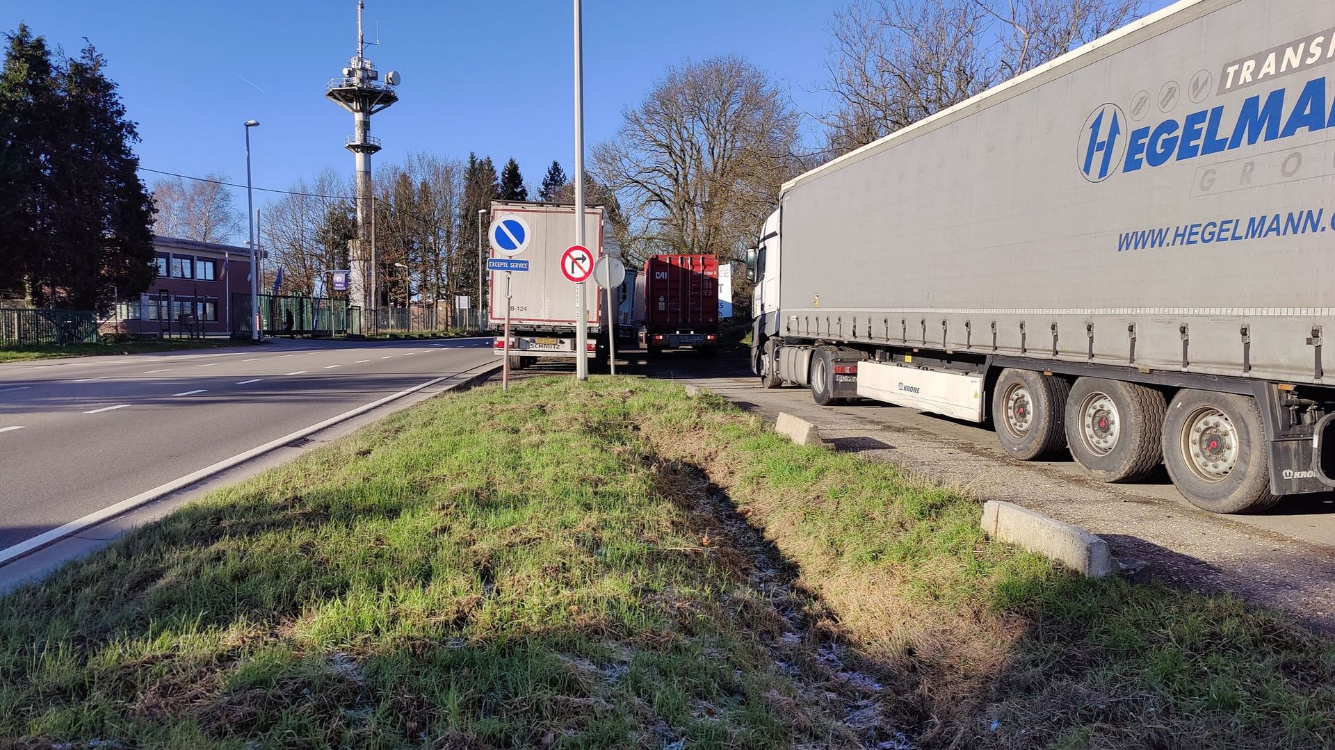 Le camion saisi à Battice dans lequel le chauffeur ukrainien a vécu 4 mois