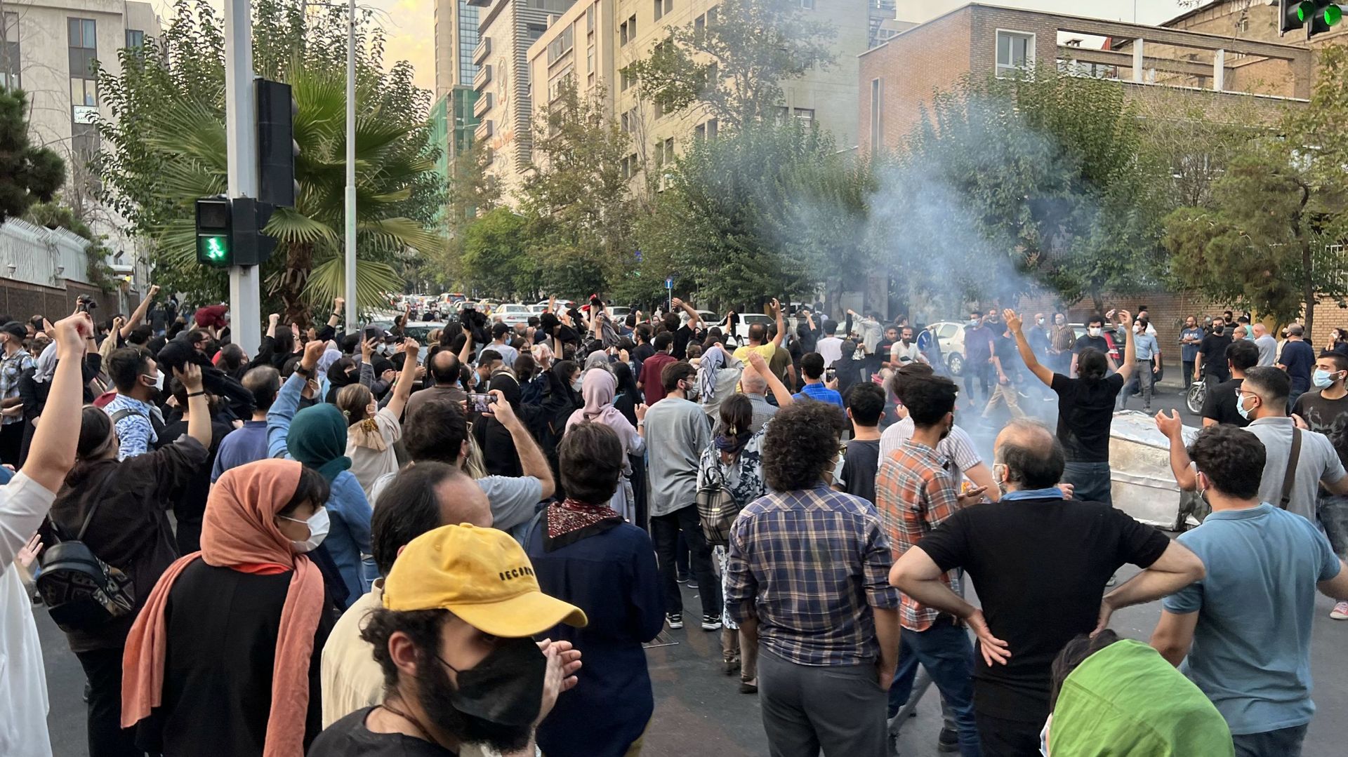 Extrait d’une vidéo de manifestation en Iran