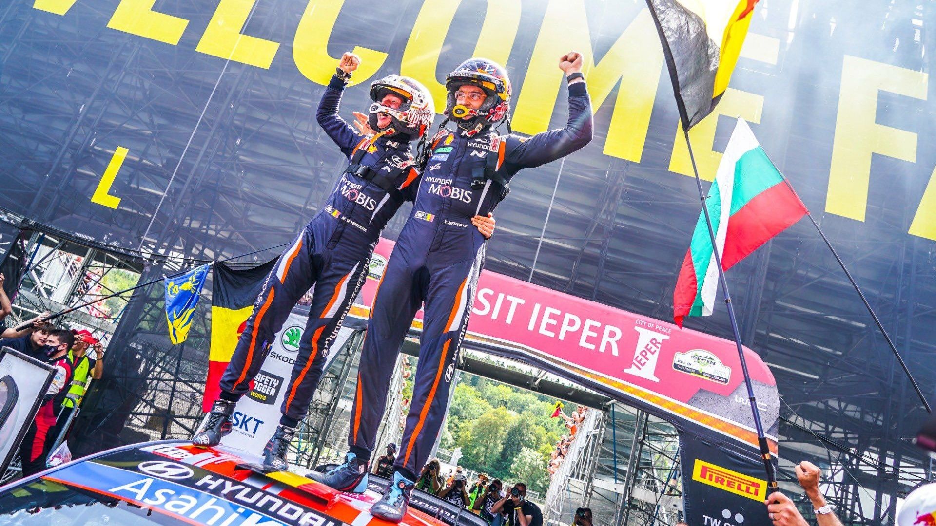WRC, Rallye d'Ypres : Thierry Neuville et Martijn Wydaeghe (Hyundai)