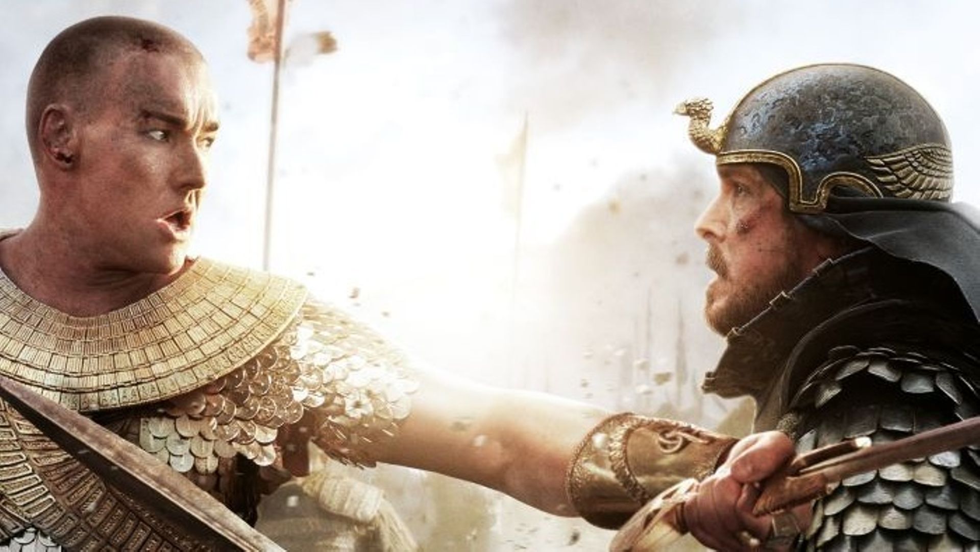 Christian Bale et Joel Edgerton dans "Exodus : Gods and kings"