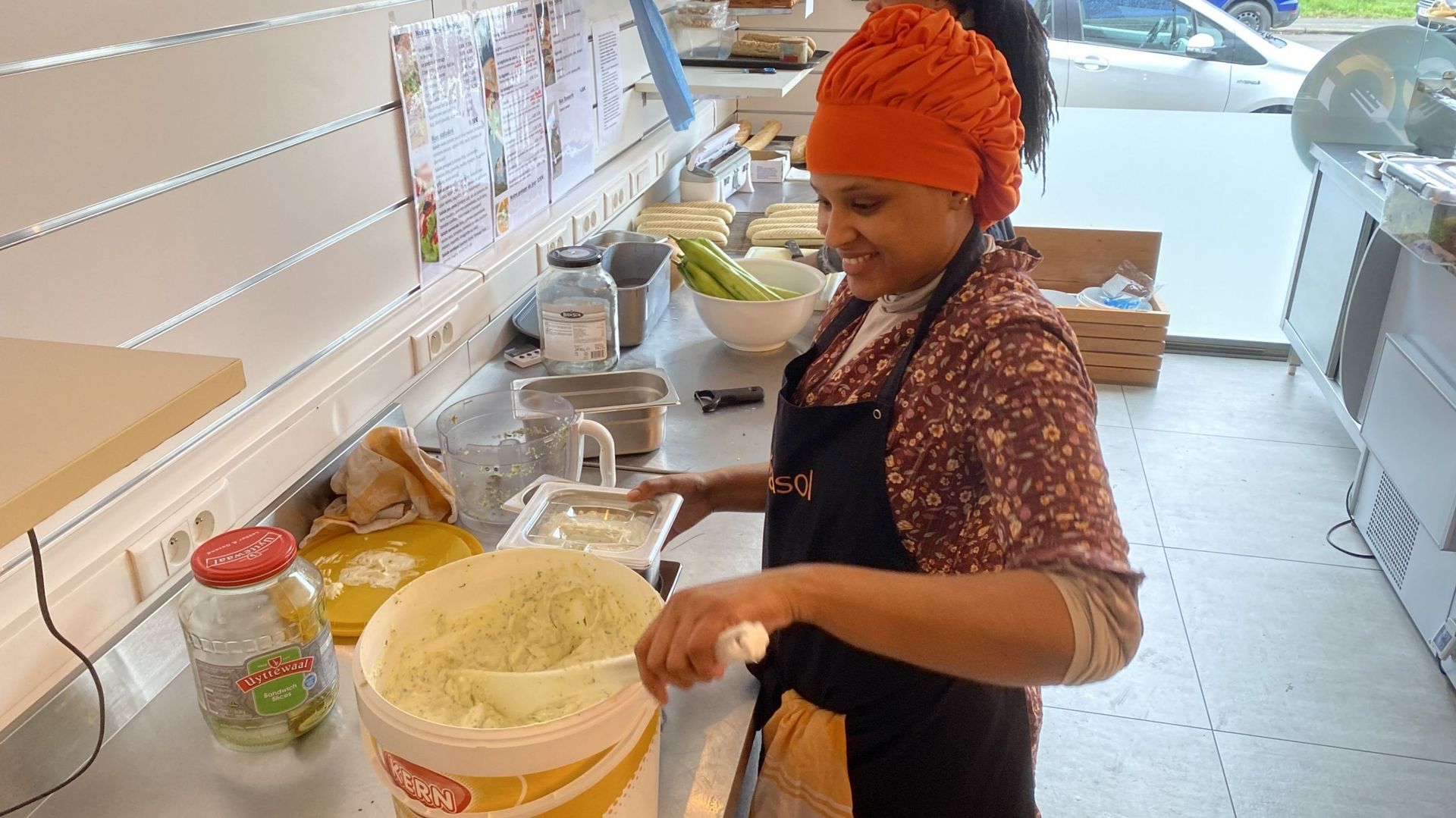 La formation prend aussi en compte l’aspect sandwicherie.