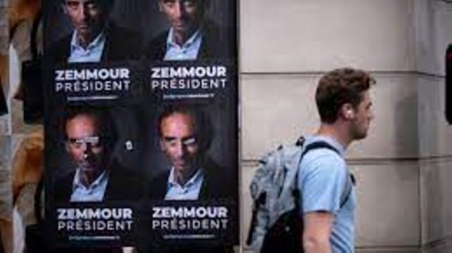 En juin, déjà, fleurissaient des affiches d’Eric Zemmour dans les rues de Paris.