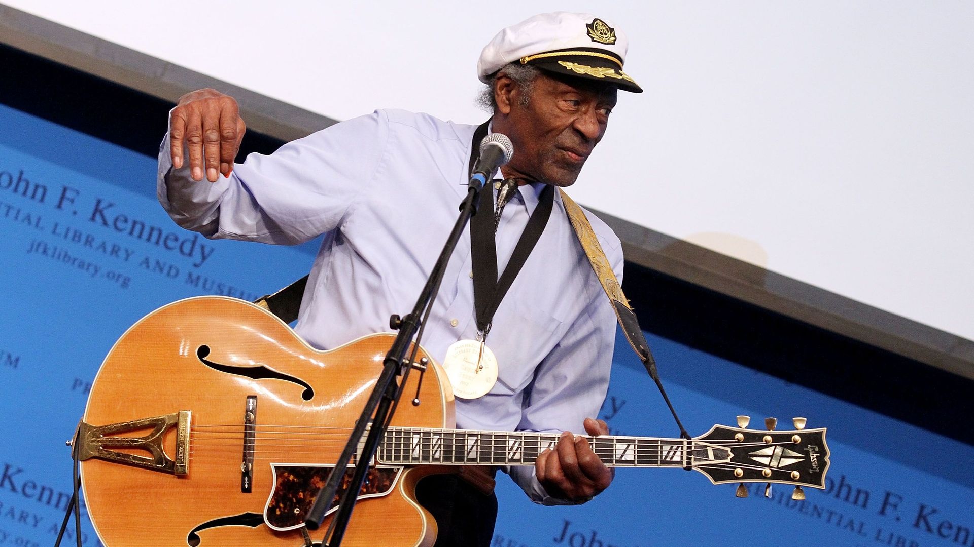 Chuck Berry en 2012 aux Awards For Lyrics Of Literary Excellence