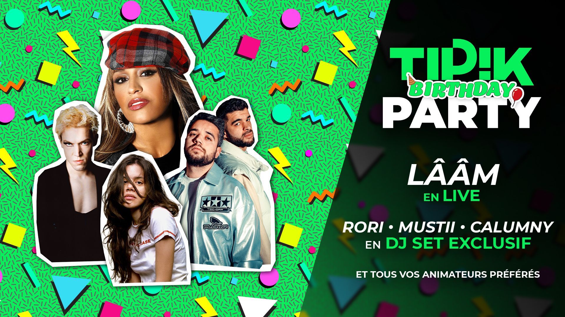 Tipik fête ses 5 ans : soirée 100 % années 90/2000 le 28 novembre !