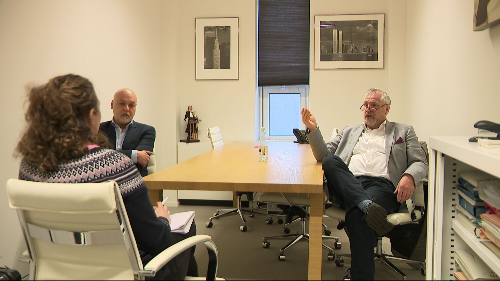 Onno de Jong et Peter Schouten dans leur bureau à La Haye.