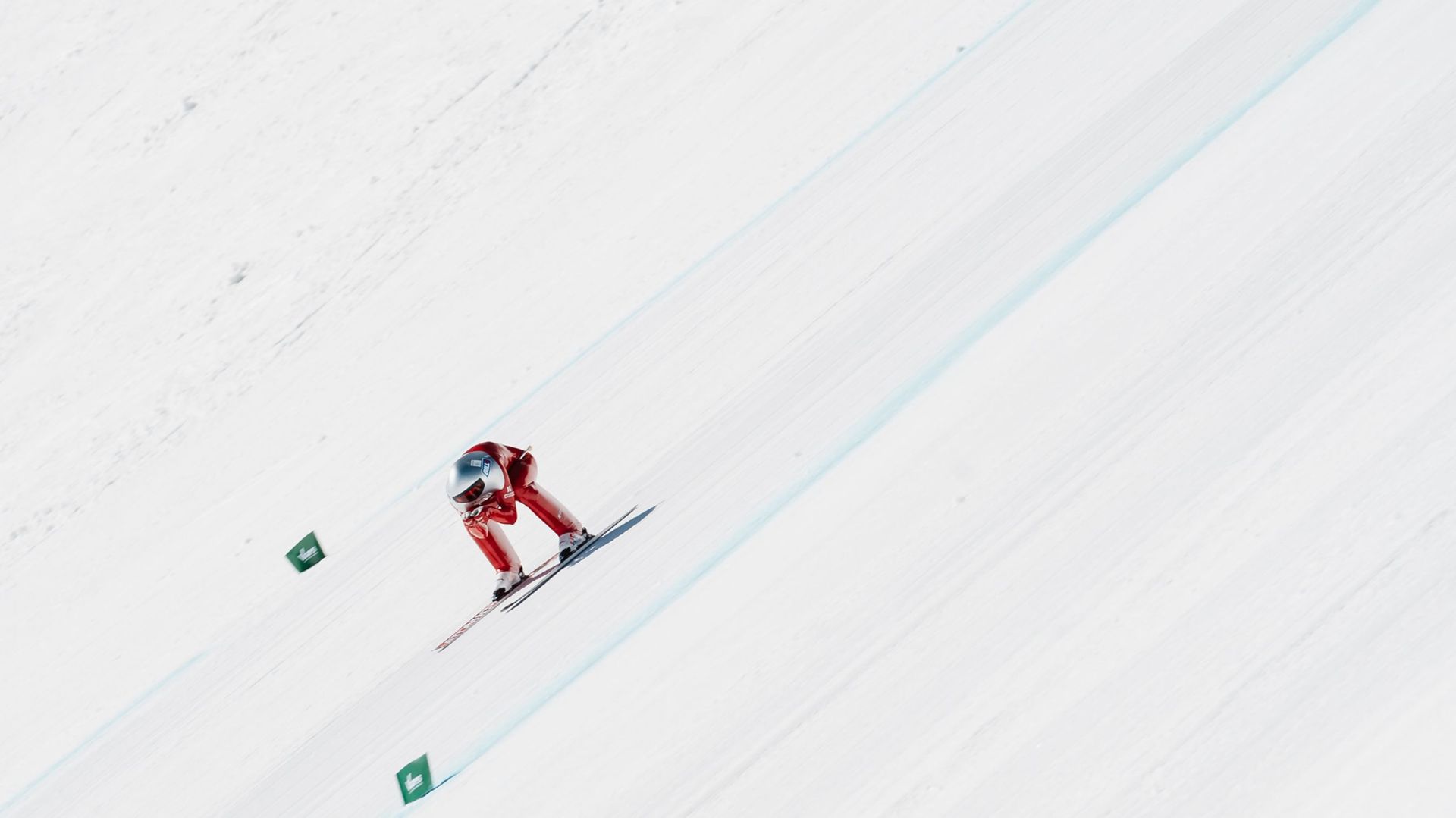 La piste de Chabrières a enregistré les records mondiaux de ski de vitesse, à plus de 250 km/h!