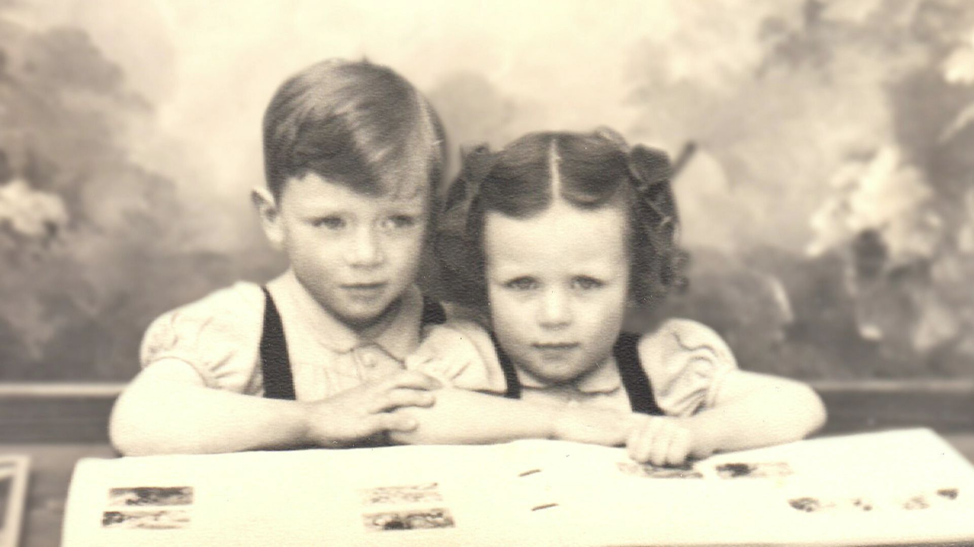 Paul Thielen avec sa soeur