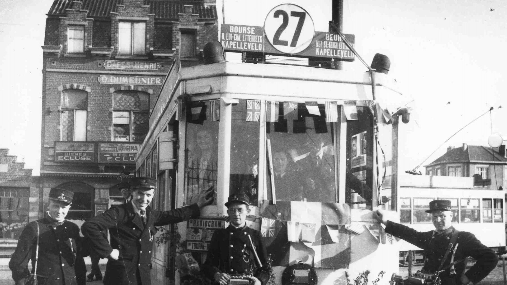 Le tram 27 en 1945