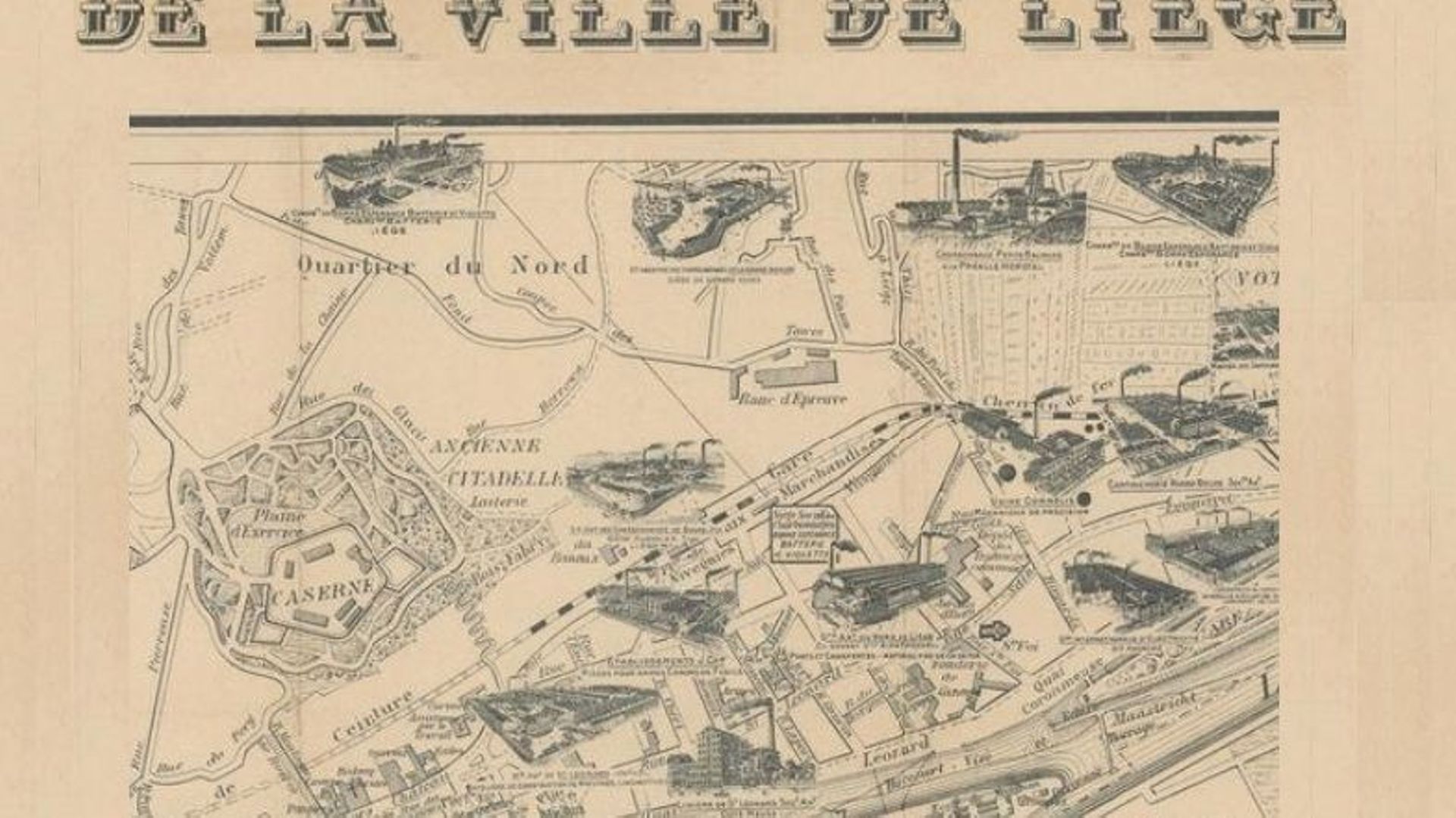 Un plan de 1911, deux ans après l'arrivée du banc d'épreuve sur son site actuel