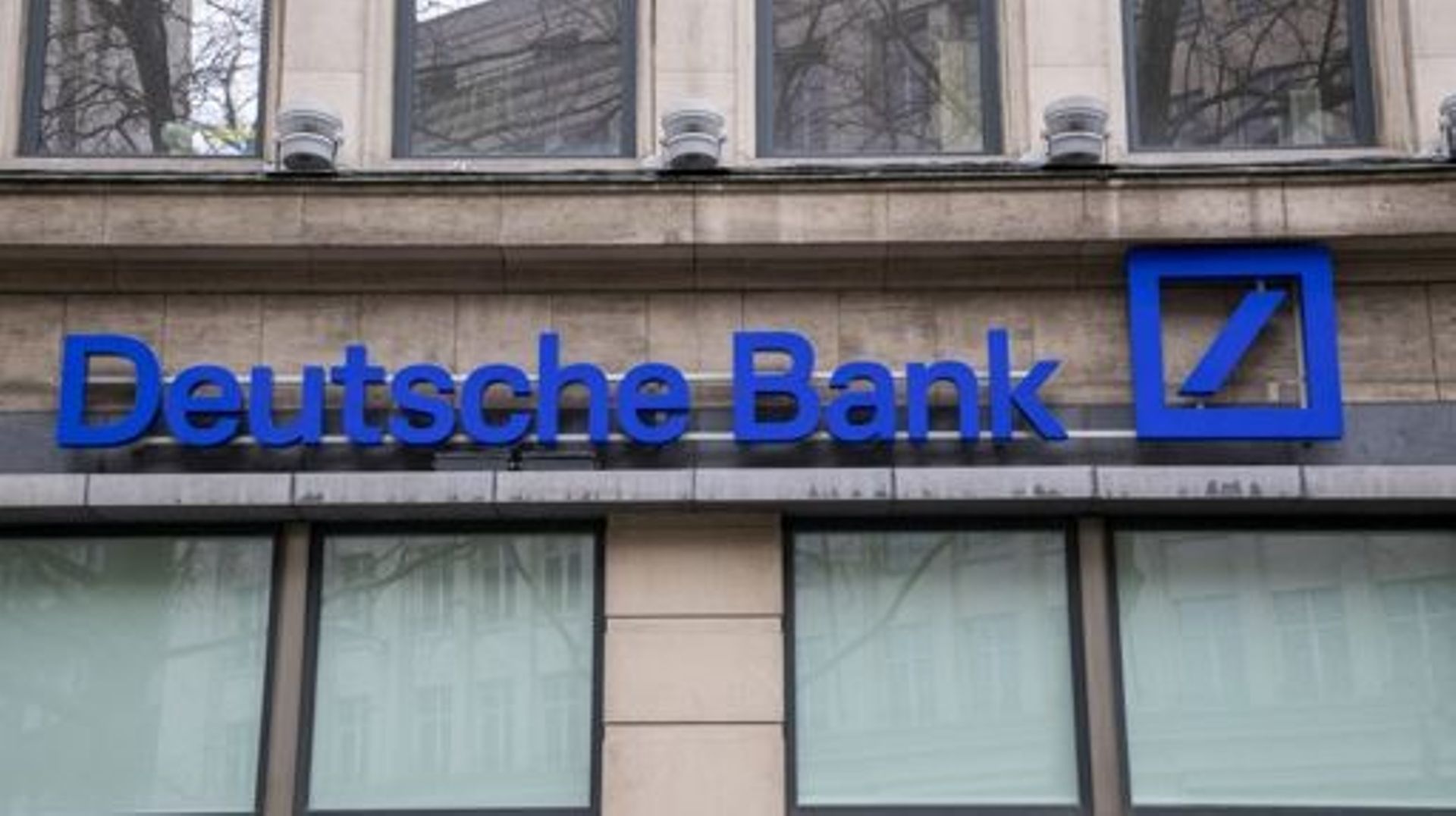 Illustration shows the logo of Deutsche Bank Brussels, Saturday 25 March 2023. BELGA PHOTO NICOLAS MAETERLINCK