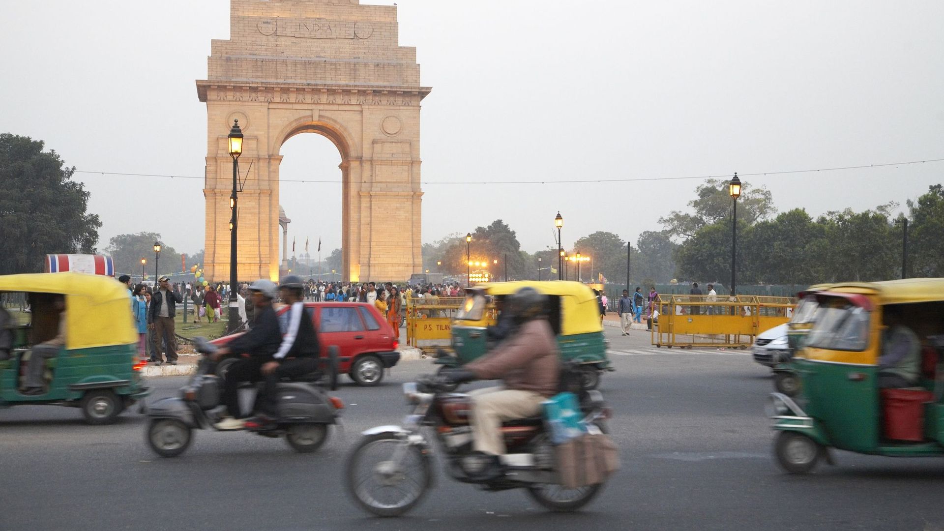 Parmi les capitales, New Delhi était la plus polluée (comme en 2019), avec plus de huit fois la dose maximale recommandée par l'OMS.