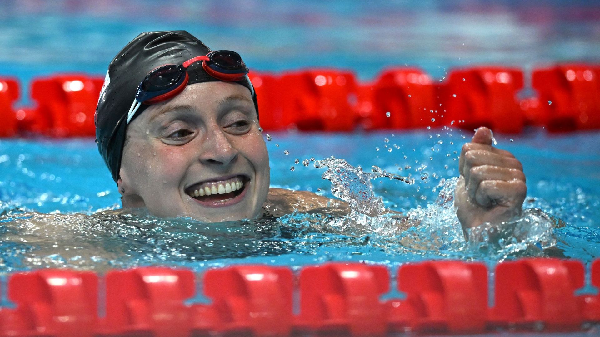 Katie Ledecky est championne du monde du 400 m nage libre.
