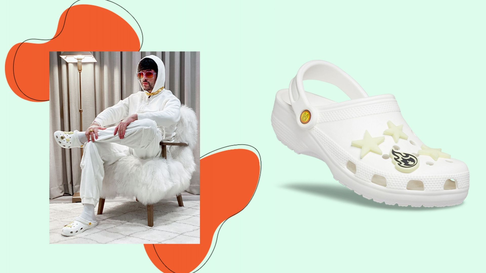 Crocs X Rapper La collaboration entre Crocs et le rappeur Bad Bunny affole les réseaux ...