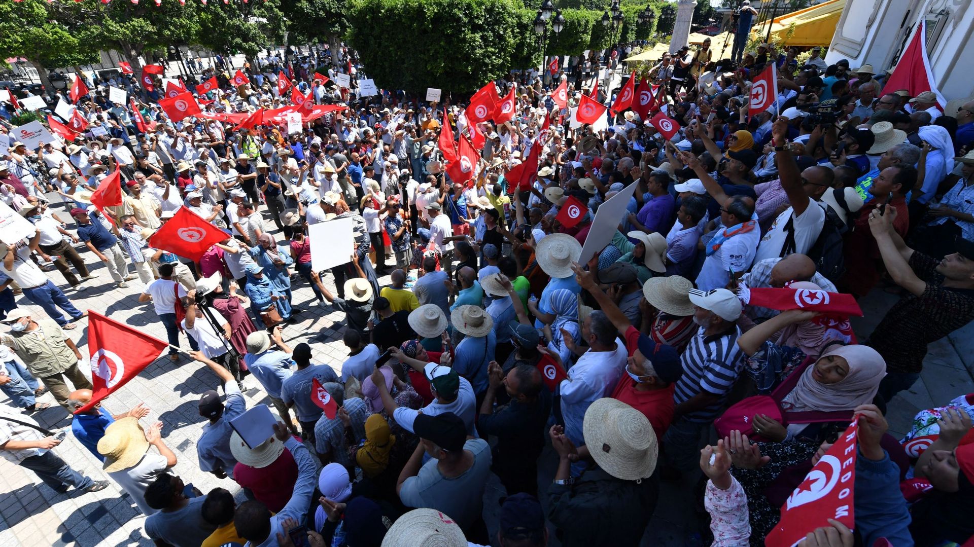 Manifestation à Tunis le 23 juillet contre la tenue du référendum constitutionnel