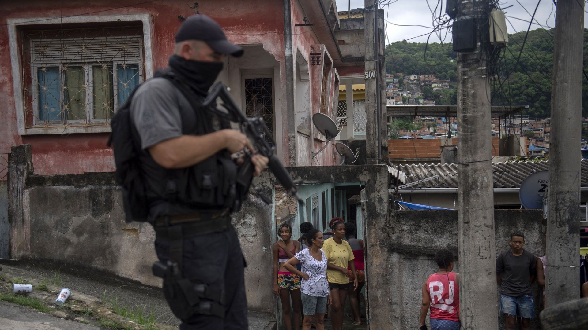 Opération policière dans la favela de Vila Cruzeiro, le 11 février dernier 