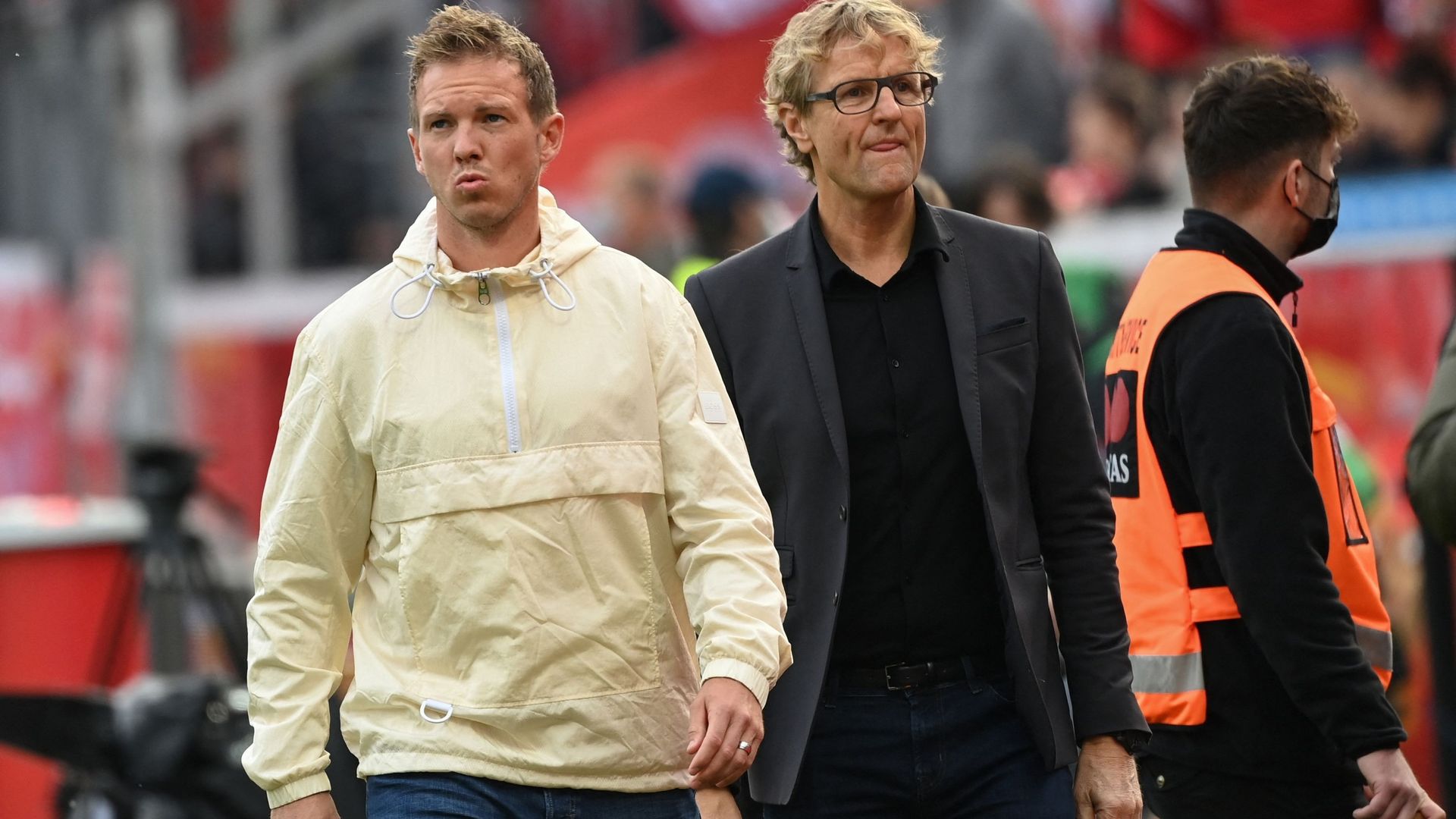 Football, Bundesliga : Julian Nagelsmann (Bayern Munich), à gauche