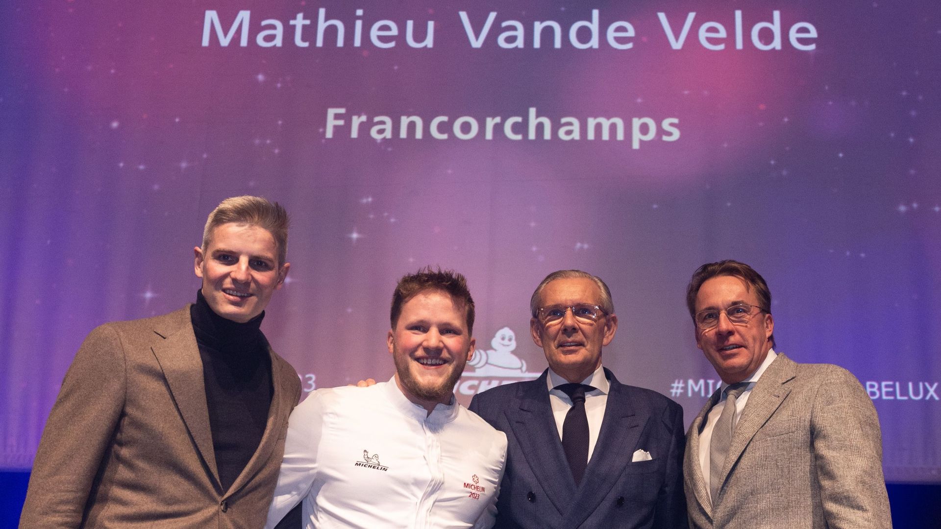 Mathieu Vande Velde, du restaurant "Le Roannay" à Francorchamps, doublement récompensé par le Guide Michelin 2023