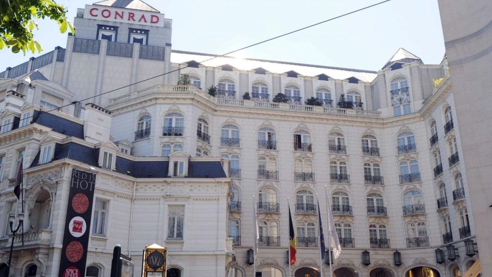 Les faits se sont déroulés dans cet hôtel prestigieux de Bruxelles.