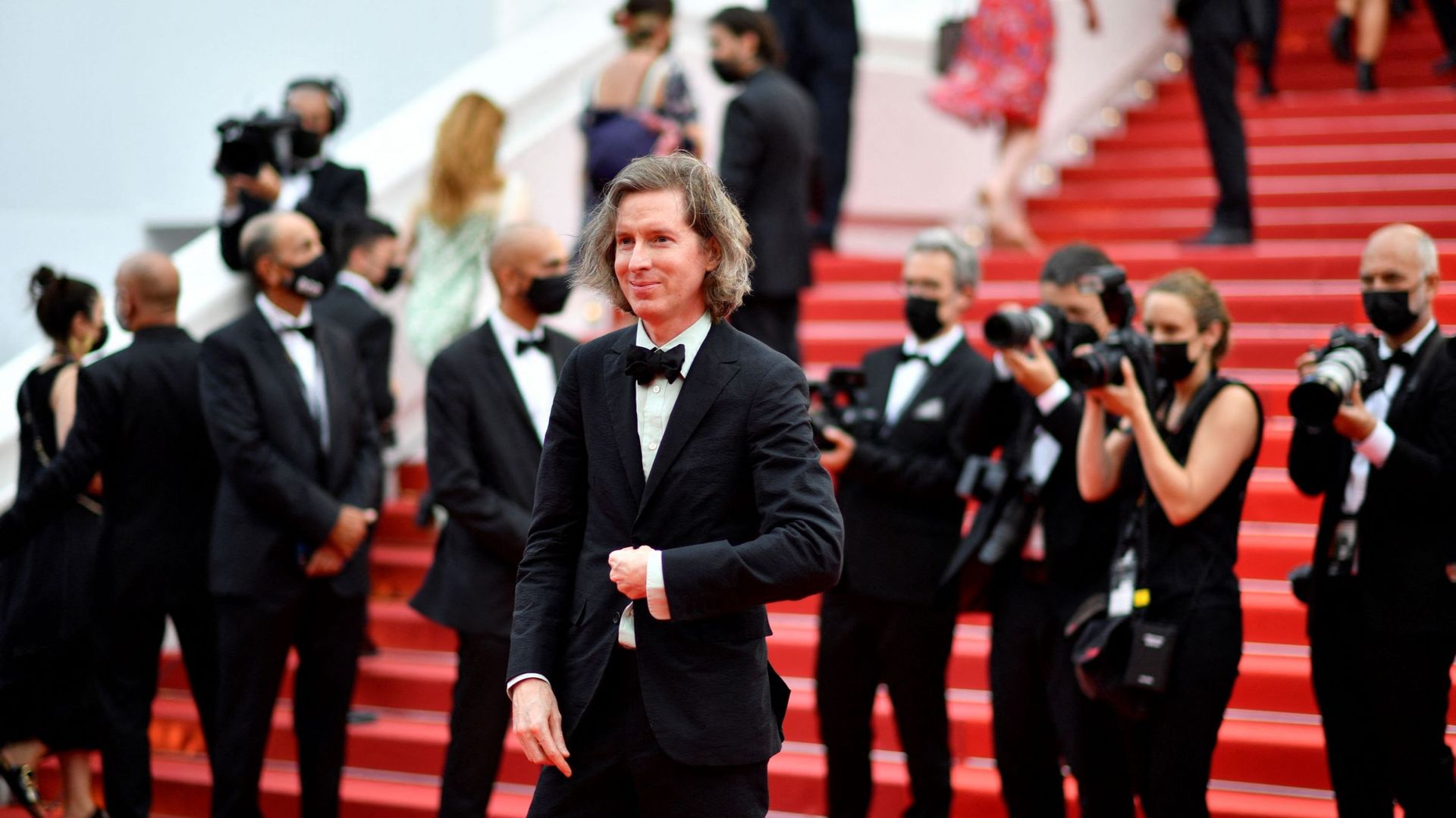 Wes Anderson vient présenter "The French Dispatch" à Cannes