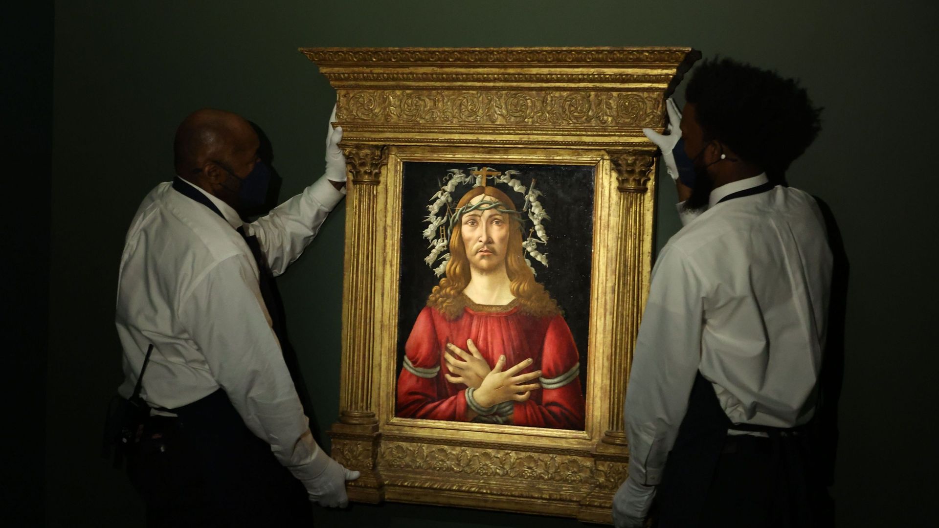 "L’homme de douleur " de Sandro Botticelli, Sotheby’s janvier 2022.