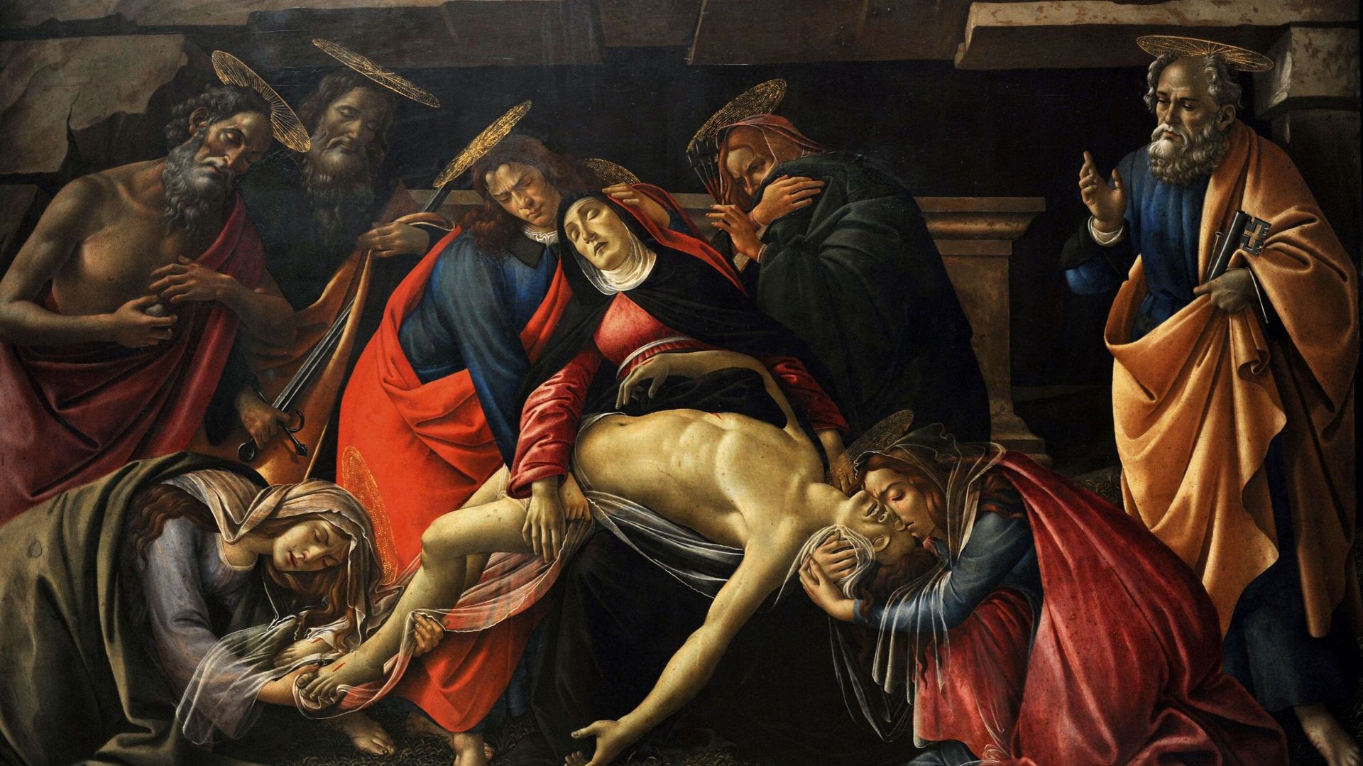 Sandro Botticelli, Lamentation sur le Christ mort