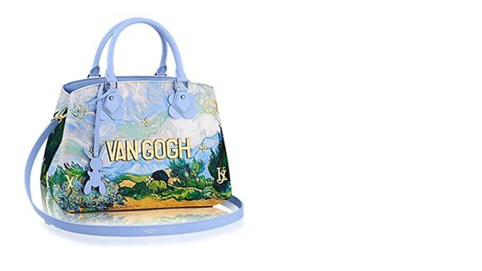 Jeff Koons's Van Gogh bag for Louis Vuitton. Image courtesy Louis Vuitton.   Louis vuitton bag, Louis vuitton handbags, Louis vuitton handbags  neverfull