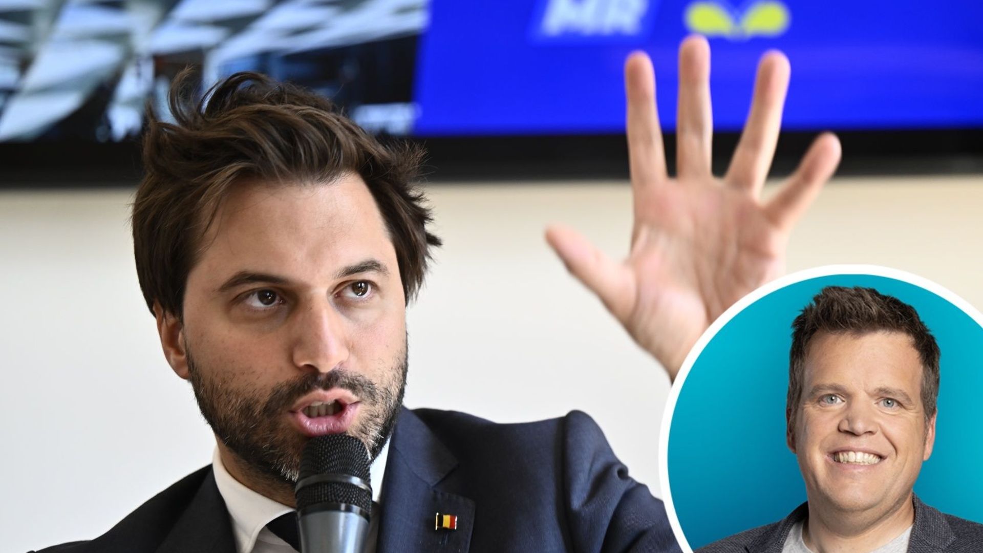 Georges-Louis Bouchez contesté au sein du parti de Georges-Louis Bouchez