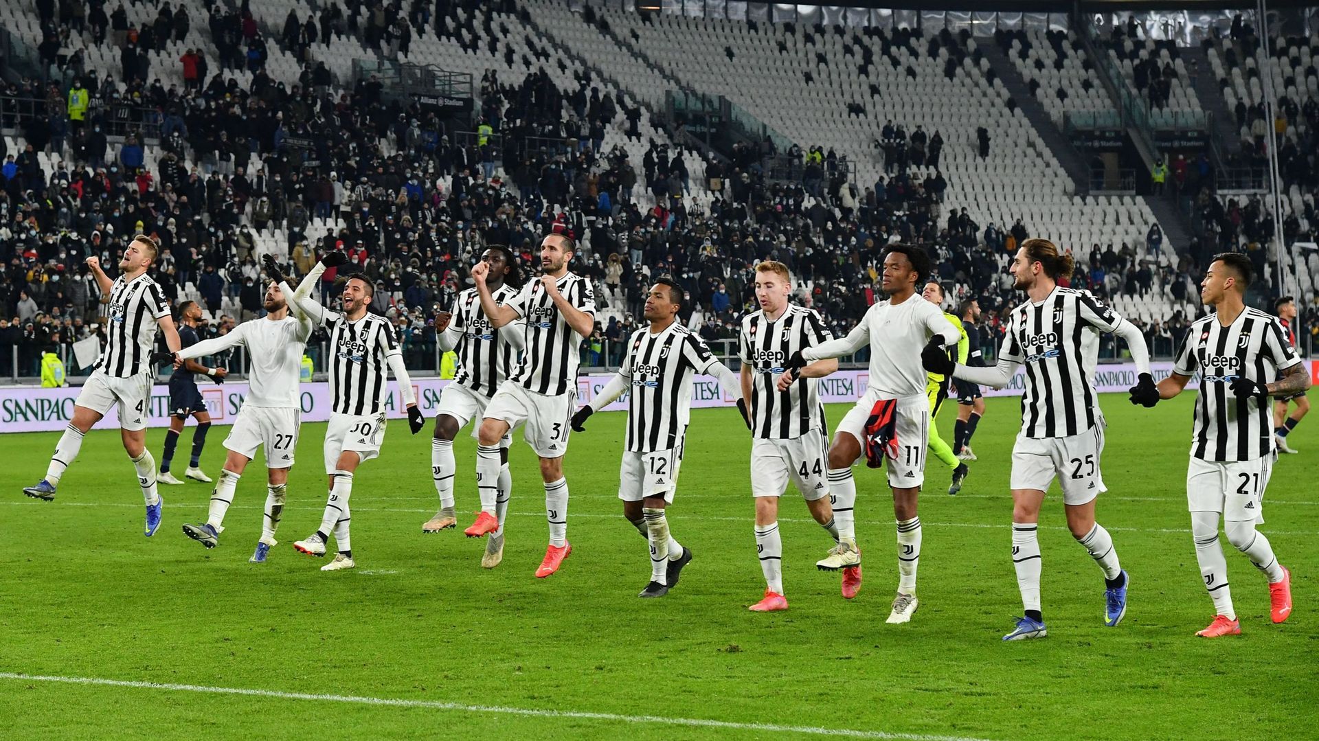 La Juventus s'est imposée face au Genoa de Vanheusden. 