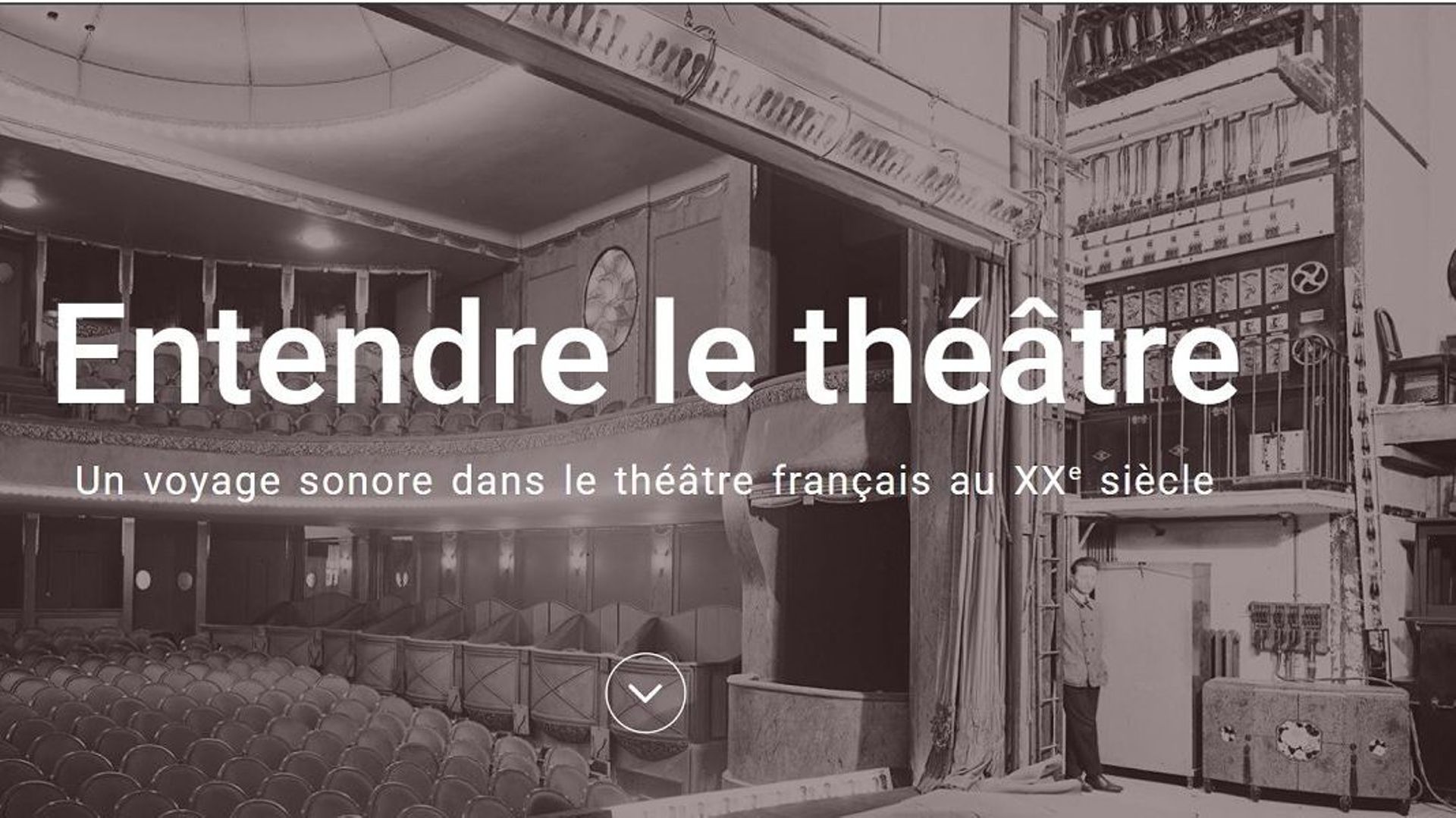 Entendre le théâtre du 20e siècle, c'est désormais possible grâce à la Bibliothèque Nationale de France
