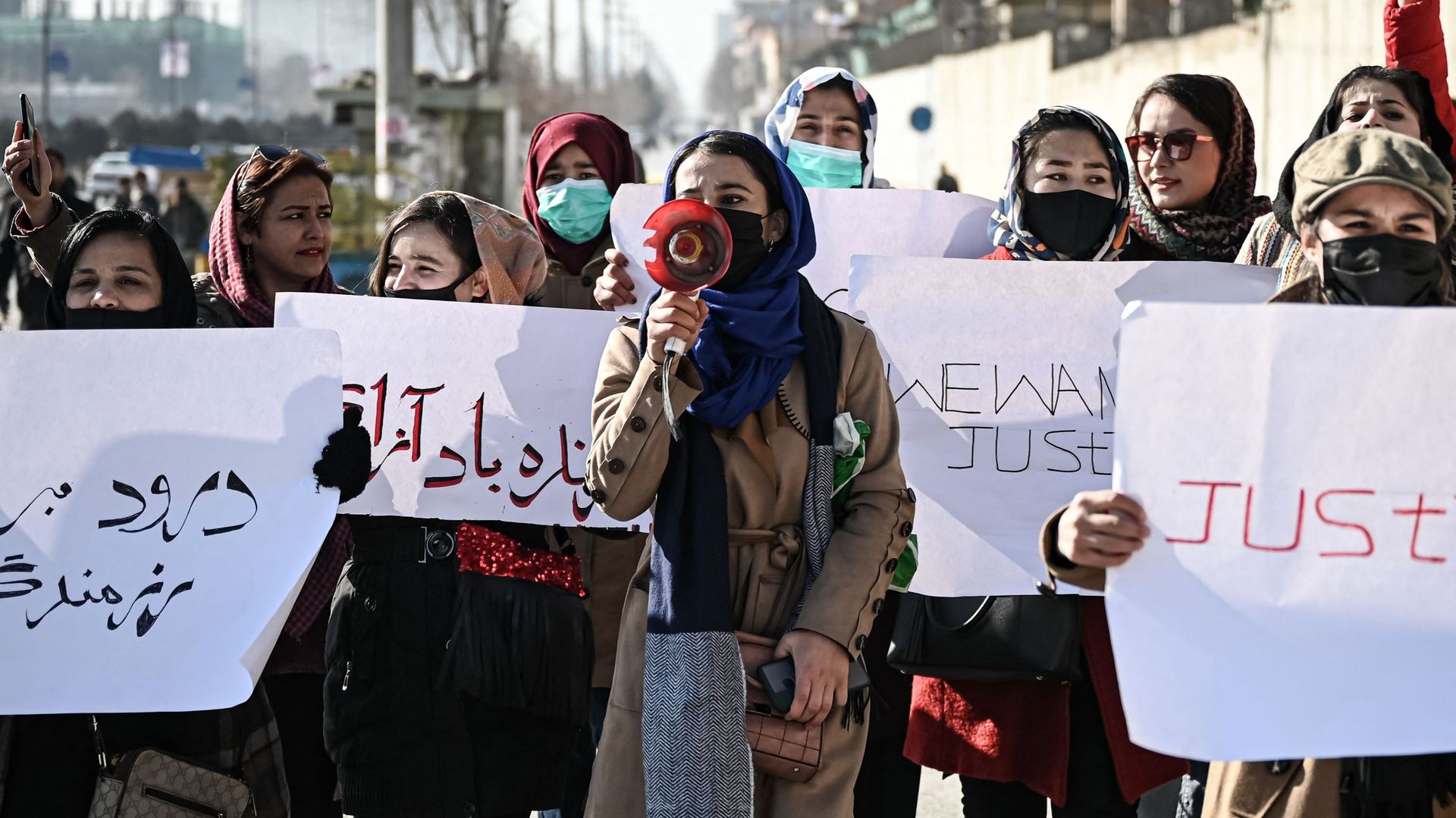Manifestation de femmes à Kaboul ce mardi