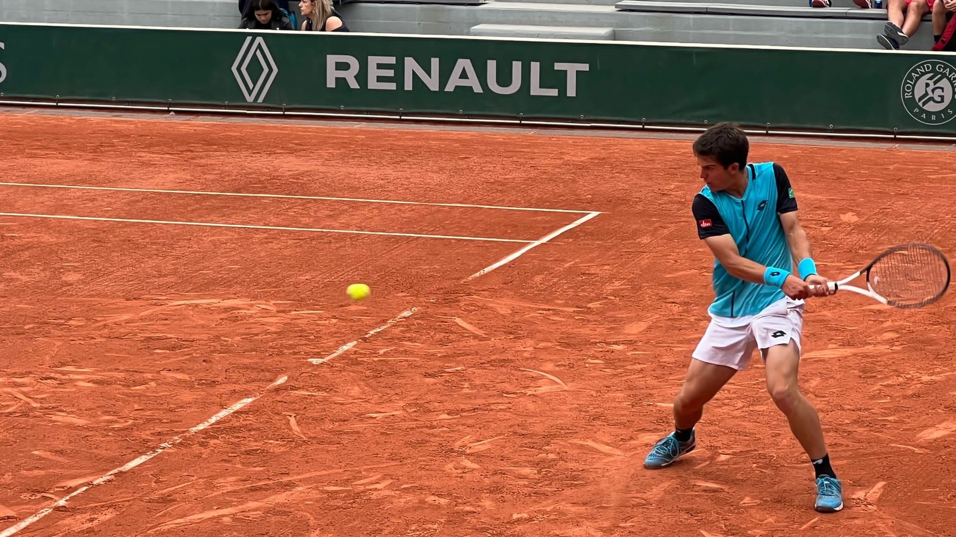 Gilles-Arnaud Bailly s’est hissé en finale de Roland-Garros, chez les juniors