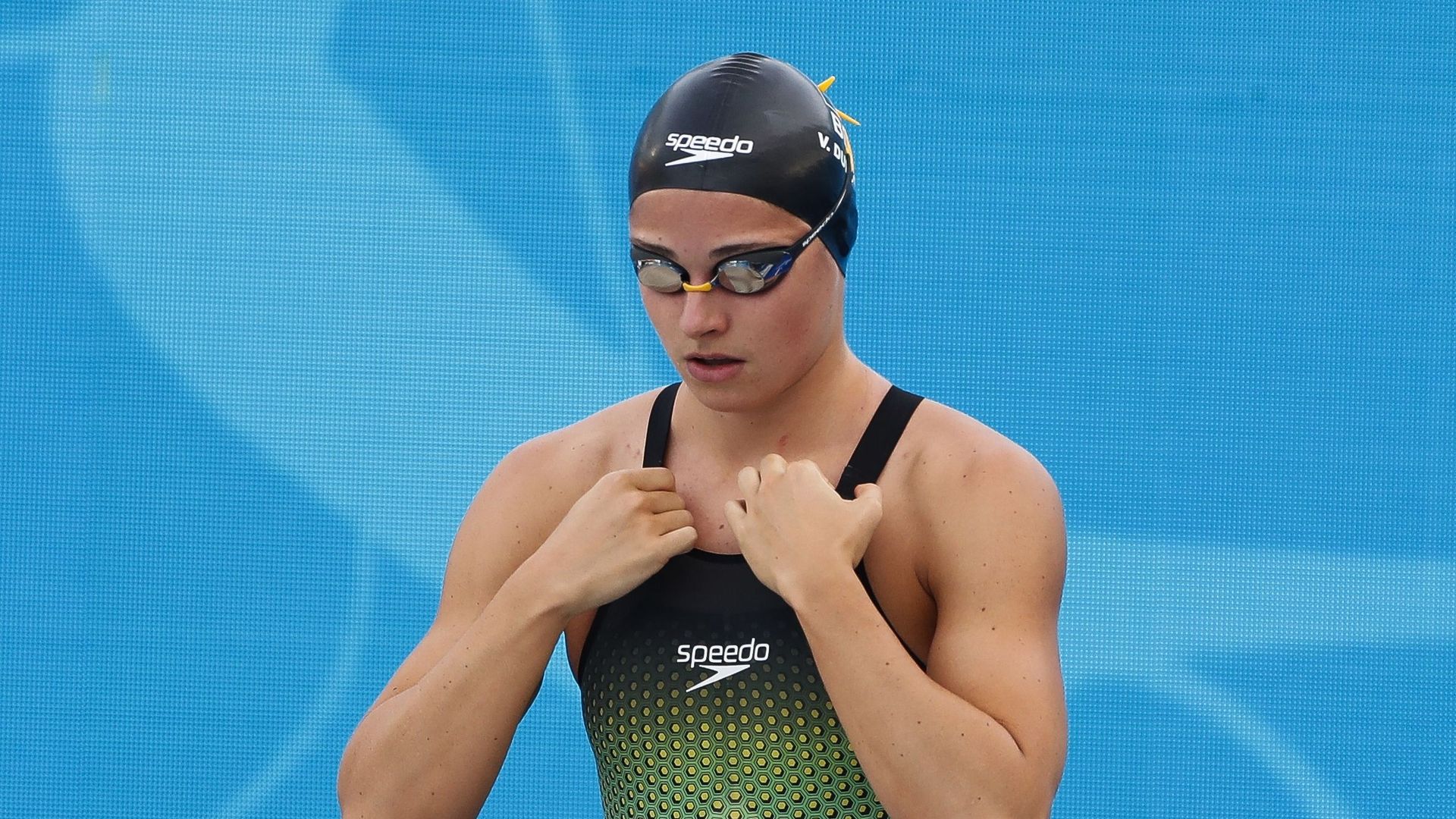 Valentine Dumont a été éliminée en séries sur le 100m nage libre.
