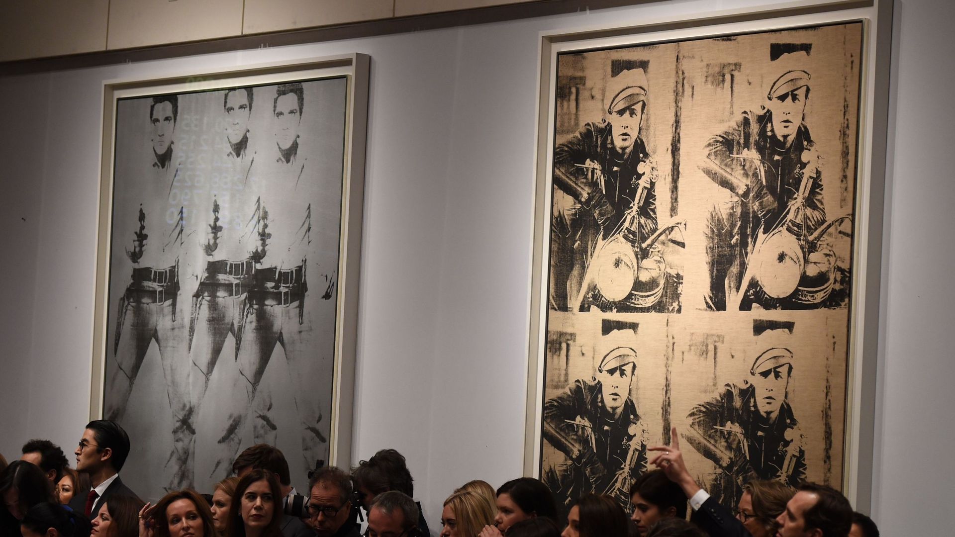 Deux sérigraphies de Warhol vendues 150 millions de dollars à New York