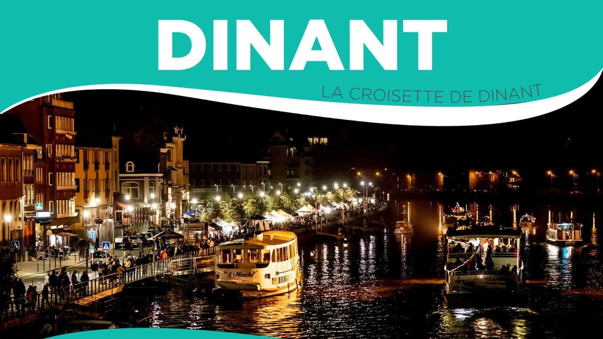 Parade féerique est bateaux illuminés à Dinant
